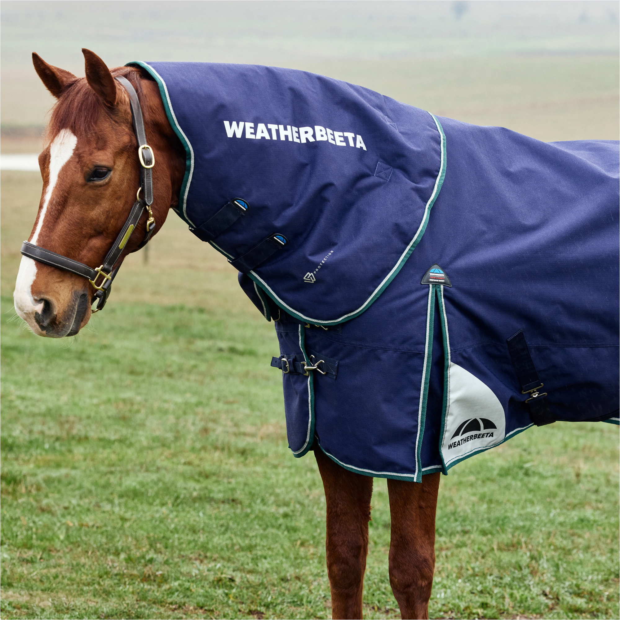 2025 Weatherbeeta Comfitec Plus Dynamisch Sich Herausstellen Nacken Abdeckung 1029012 - Navy